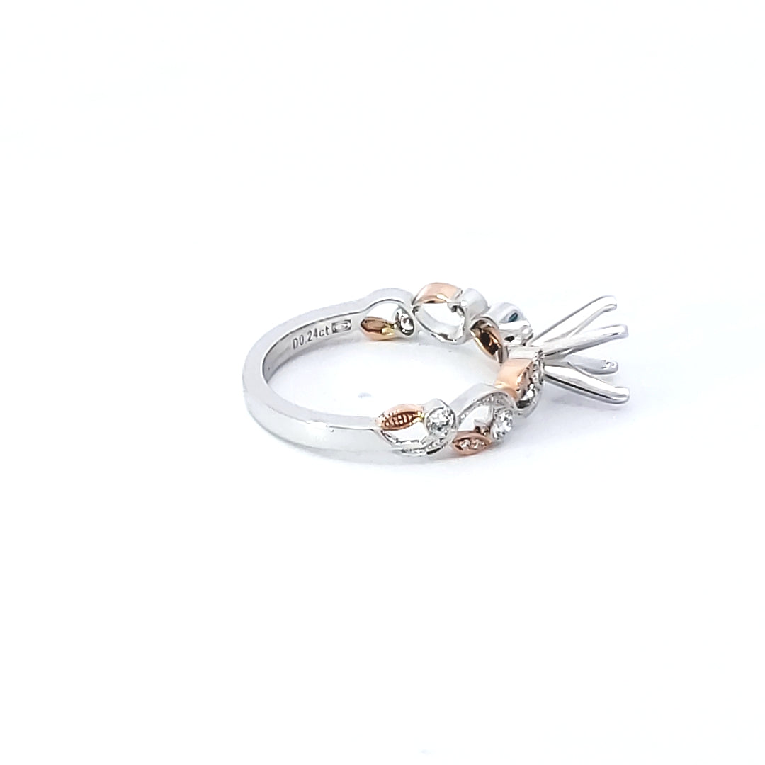 Diamond Engagement Semi-Mount Ring