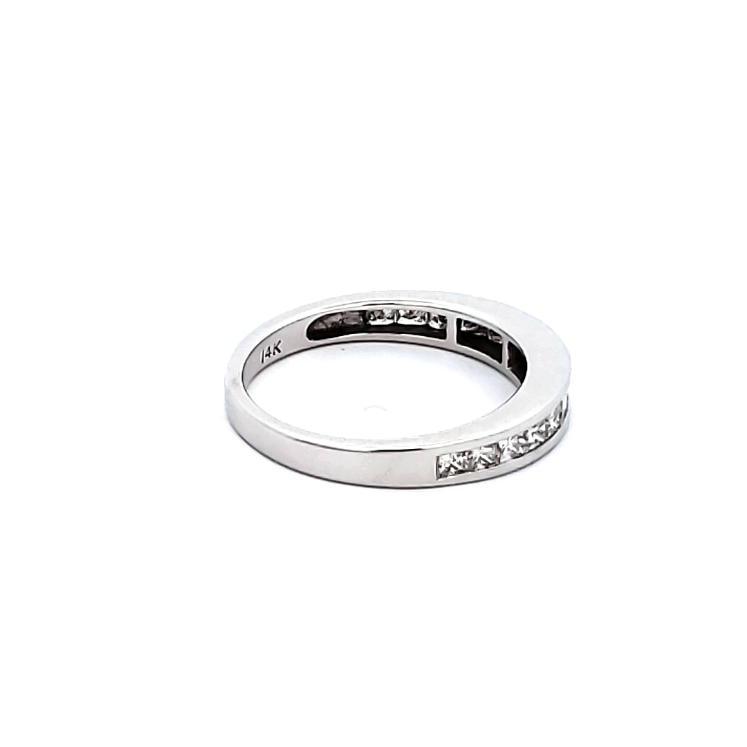 Princess Cut Diamond Anniversary Band