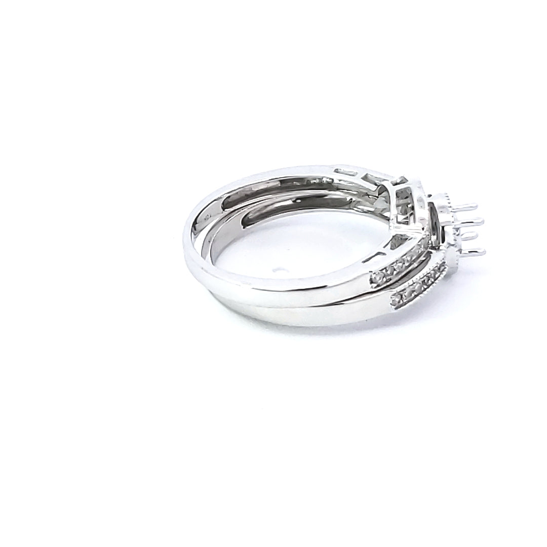 Diamond Engagement Semi-Mount Ring