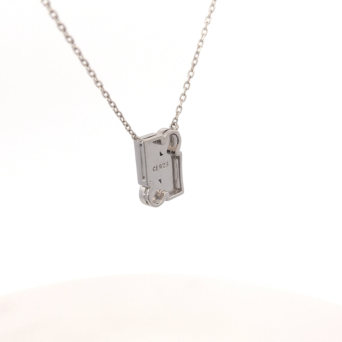 Sterling Silver Multi-shaped Lamimar Necklace