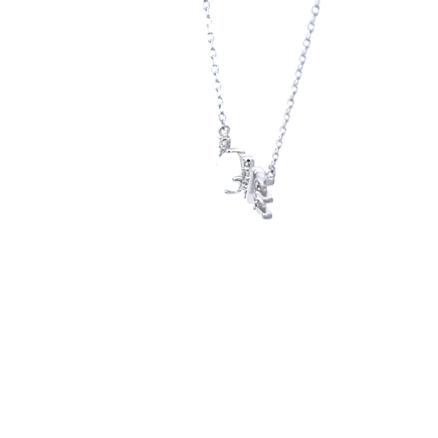 S/Silver (W/ Stones) Necklace
