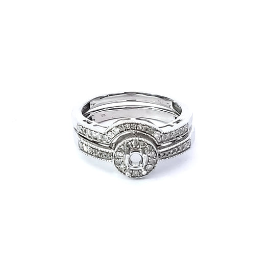 Diamond Engagement Semi-Mount Ring