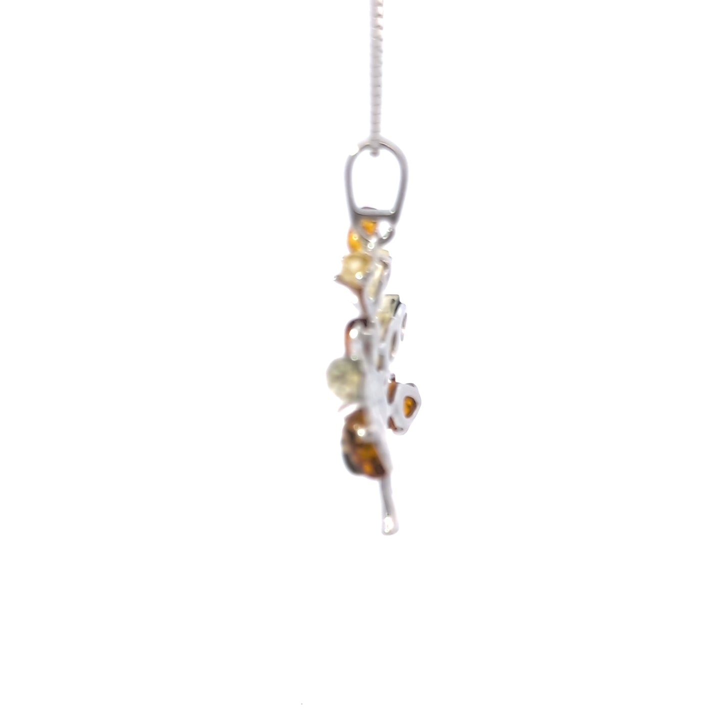 S/Silver (W/ Stones) Necklace