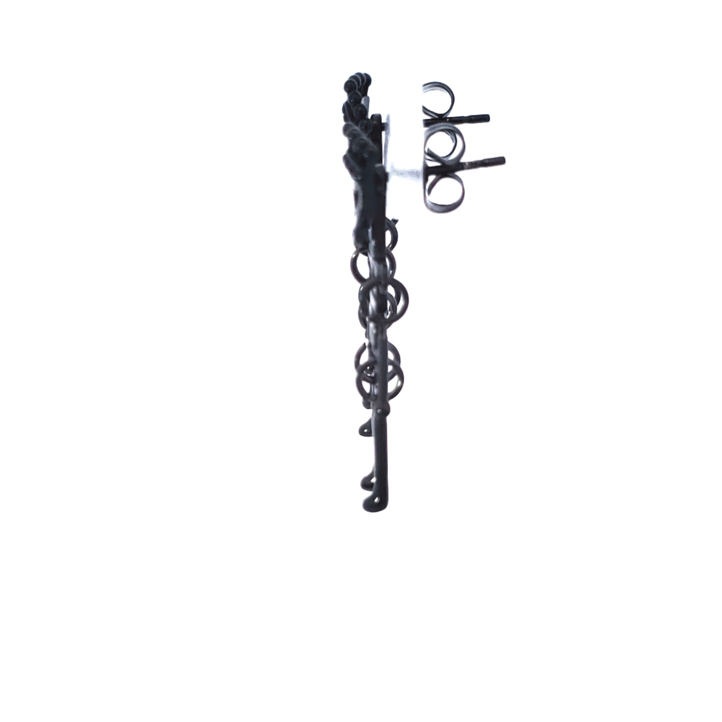Skeleton Stud Dangle Earrings