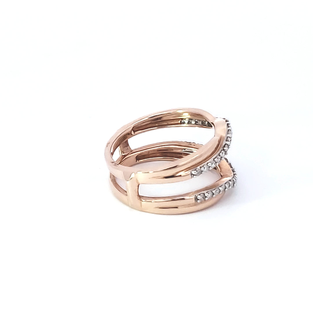 Rose GOld Curved Diamond Guard
