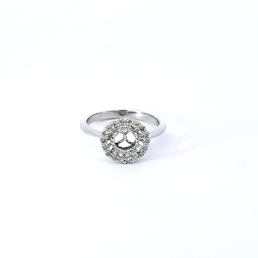 Diamond Engagement Semi-Mount Ring