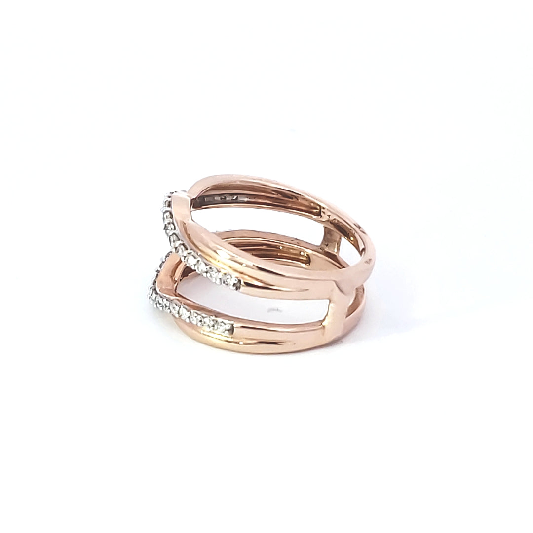Rose GOld Curved Diamond Guard