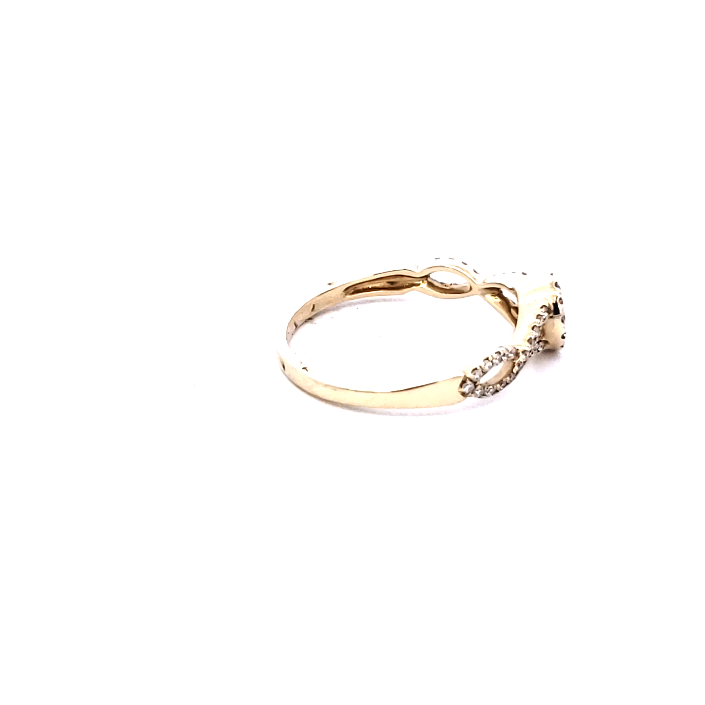Diamond & Sapphire Halo Fashion Rings