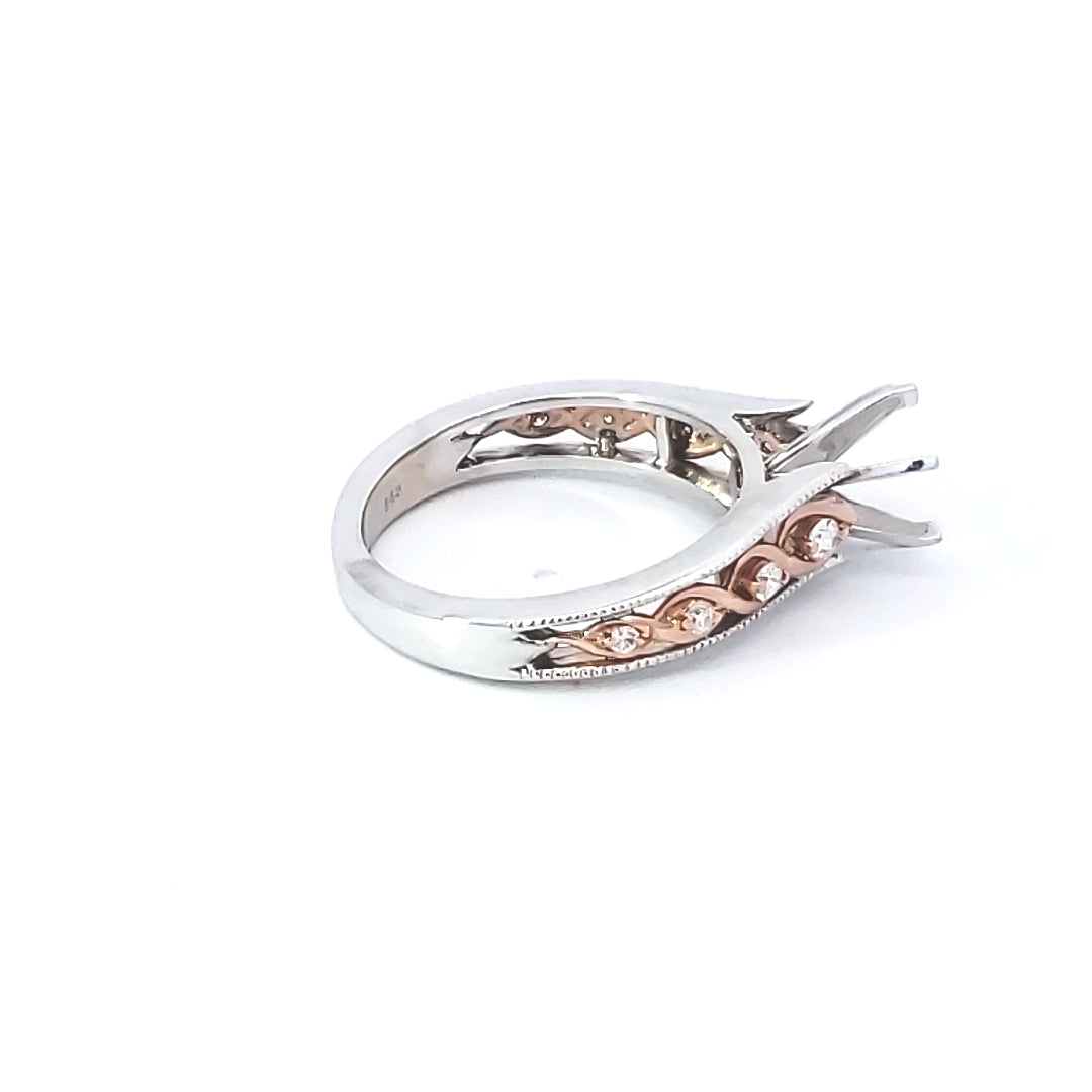 Diamond Engagement Semi-Mount Ring