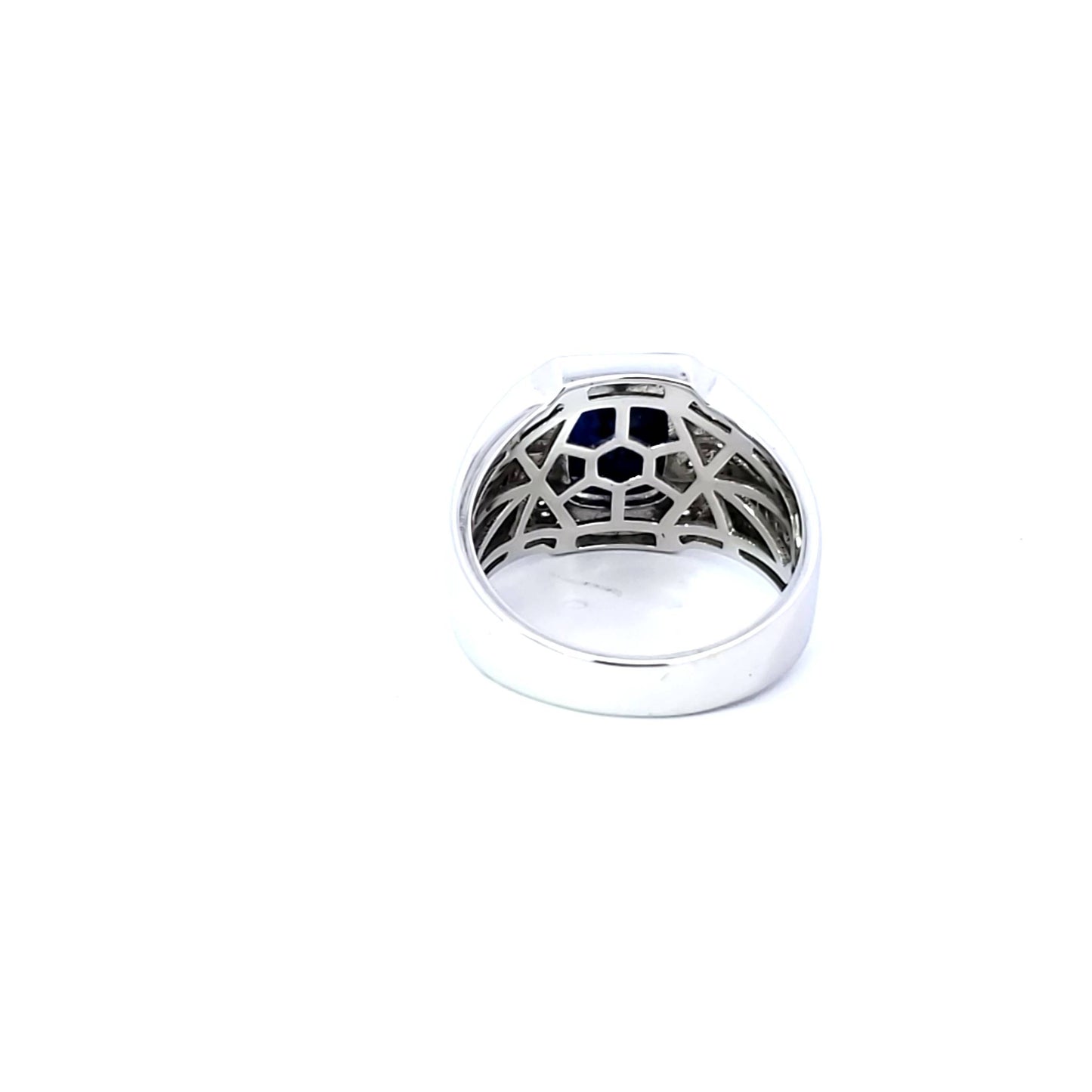 Sapphire & Diamonds Ring - Mens