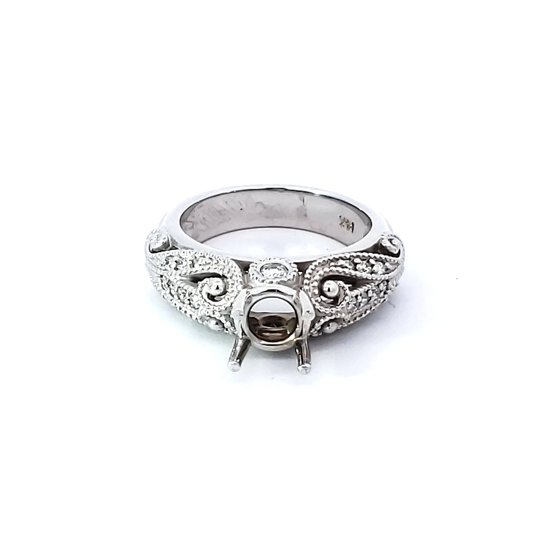 Diamond Engagement Semi-Mount Ring