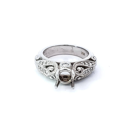 Diamond Engagement Semi-Mount Ring