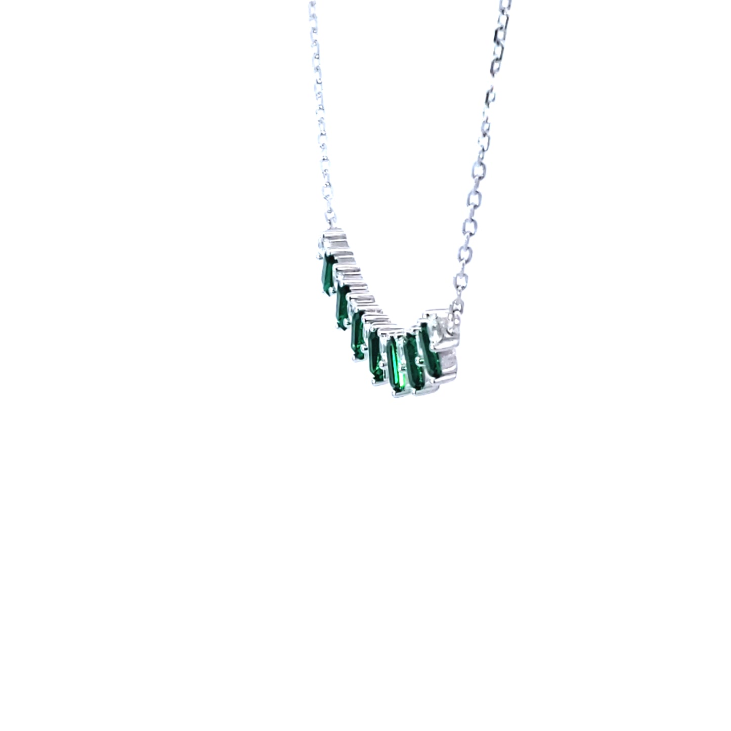 S/Silver (W/ Stones) Necklace