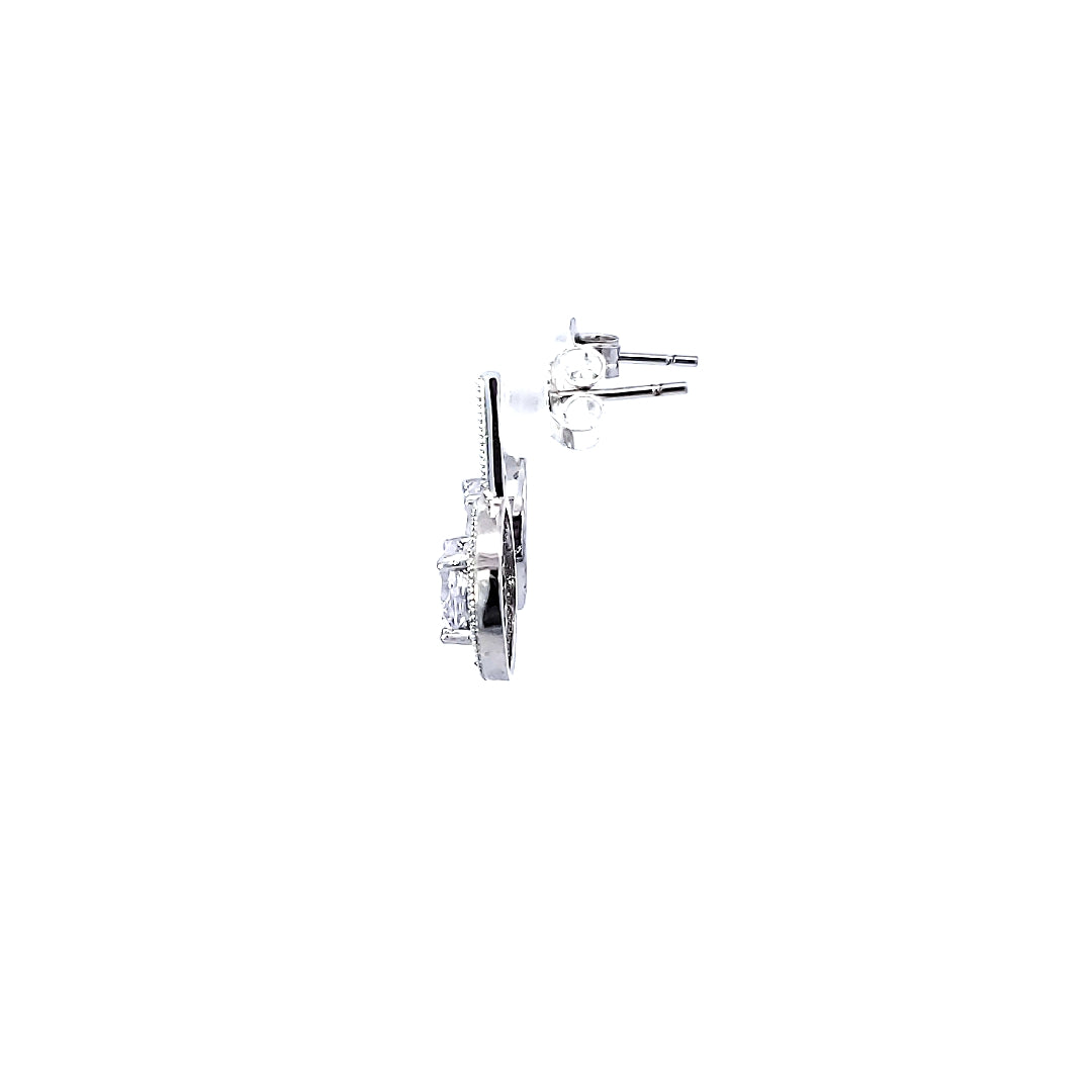 S/Silver (No Stone) Earring