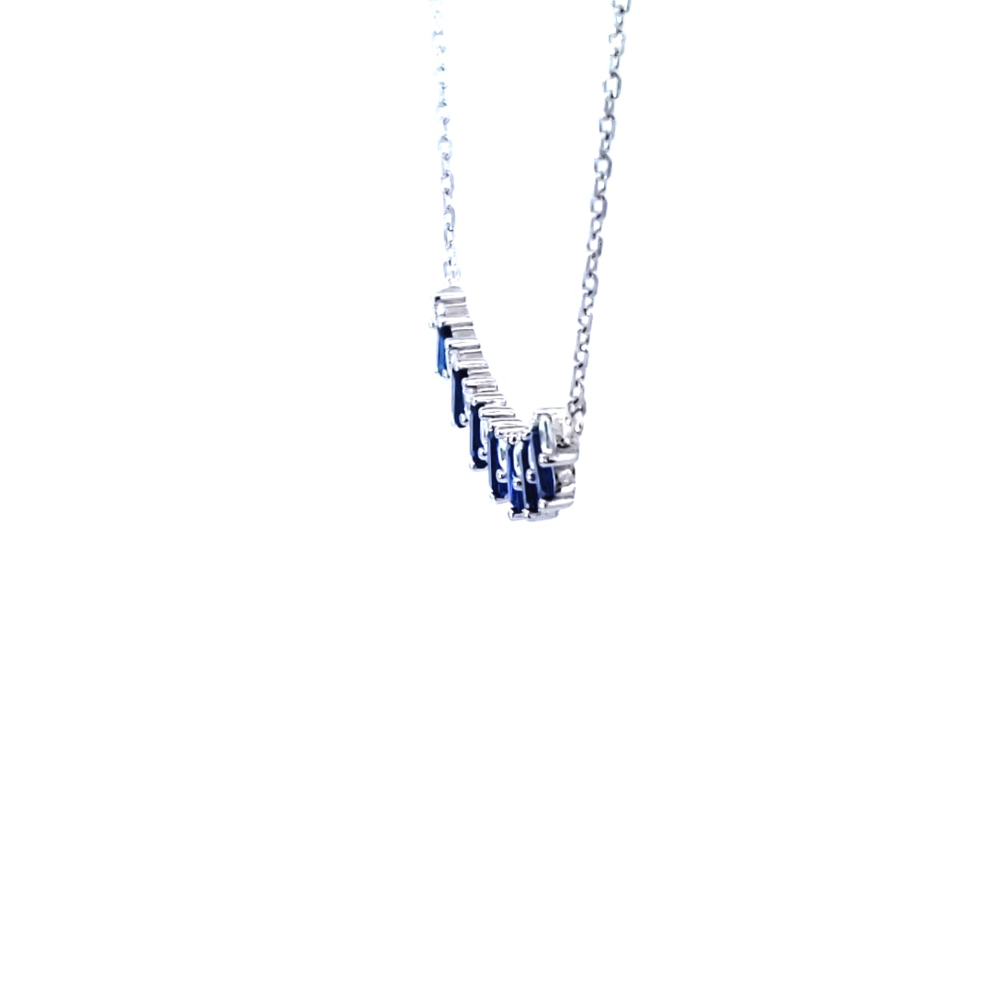 S/Silver (W/ Stones) Necklace