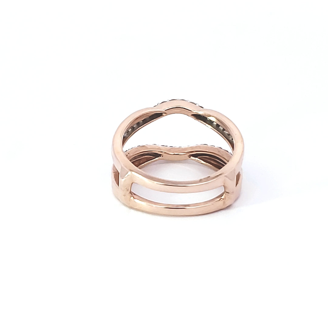 Rose GOld Curved Diamond Guard