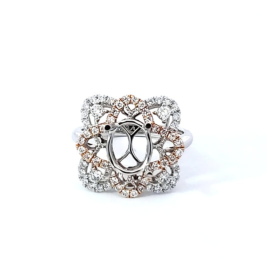 Diamond Engagement Semi-Mount Ring