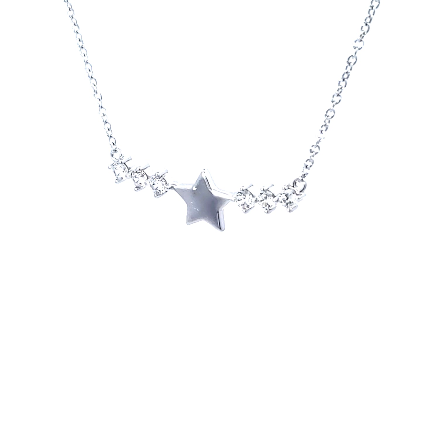 S/Silver (W/ Stones) Necklace