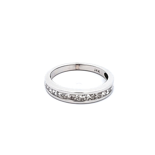 Princess Cut Diamond Anniversary Band
