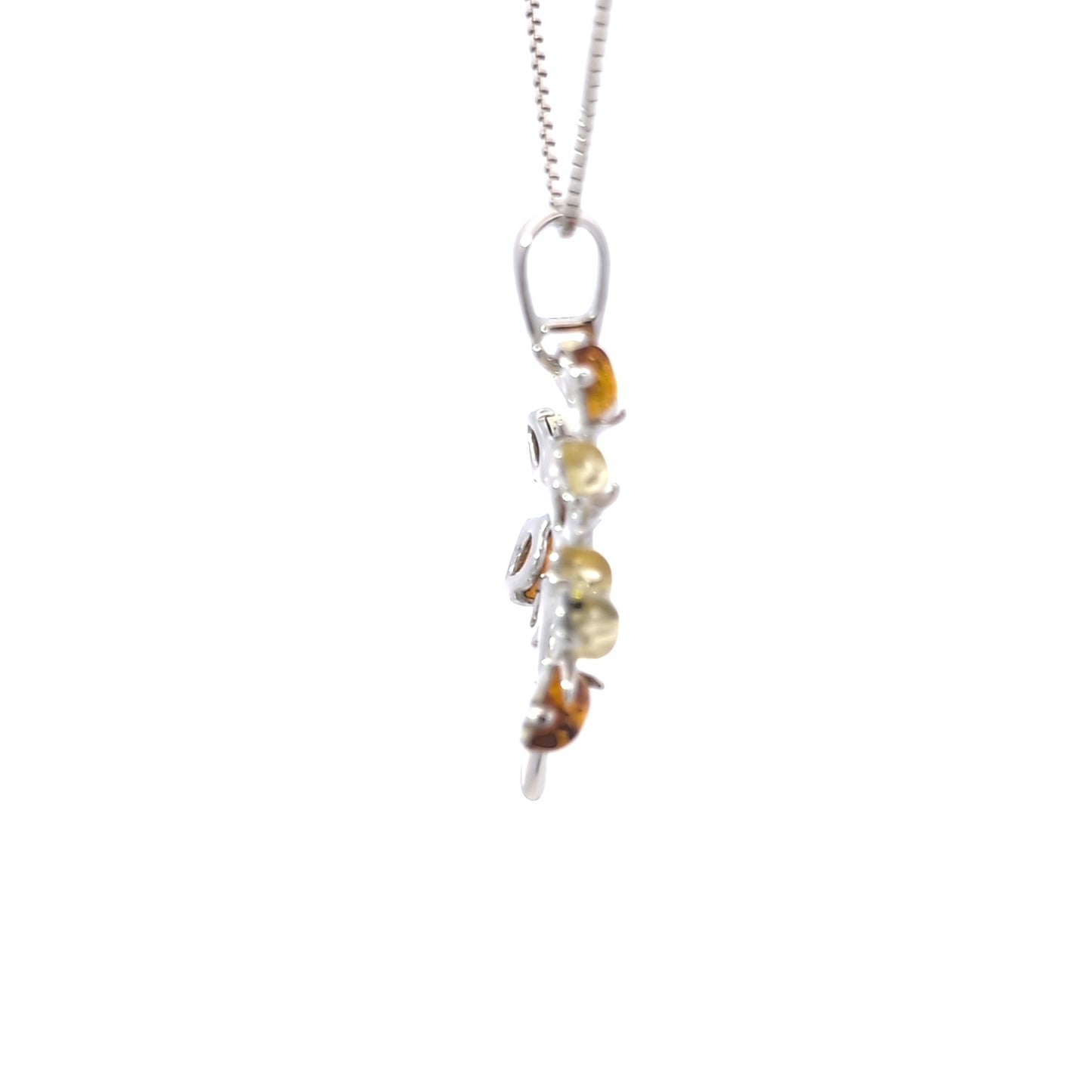 S/Silver (W/ Stones) Necklace