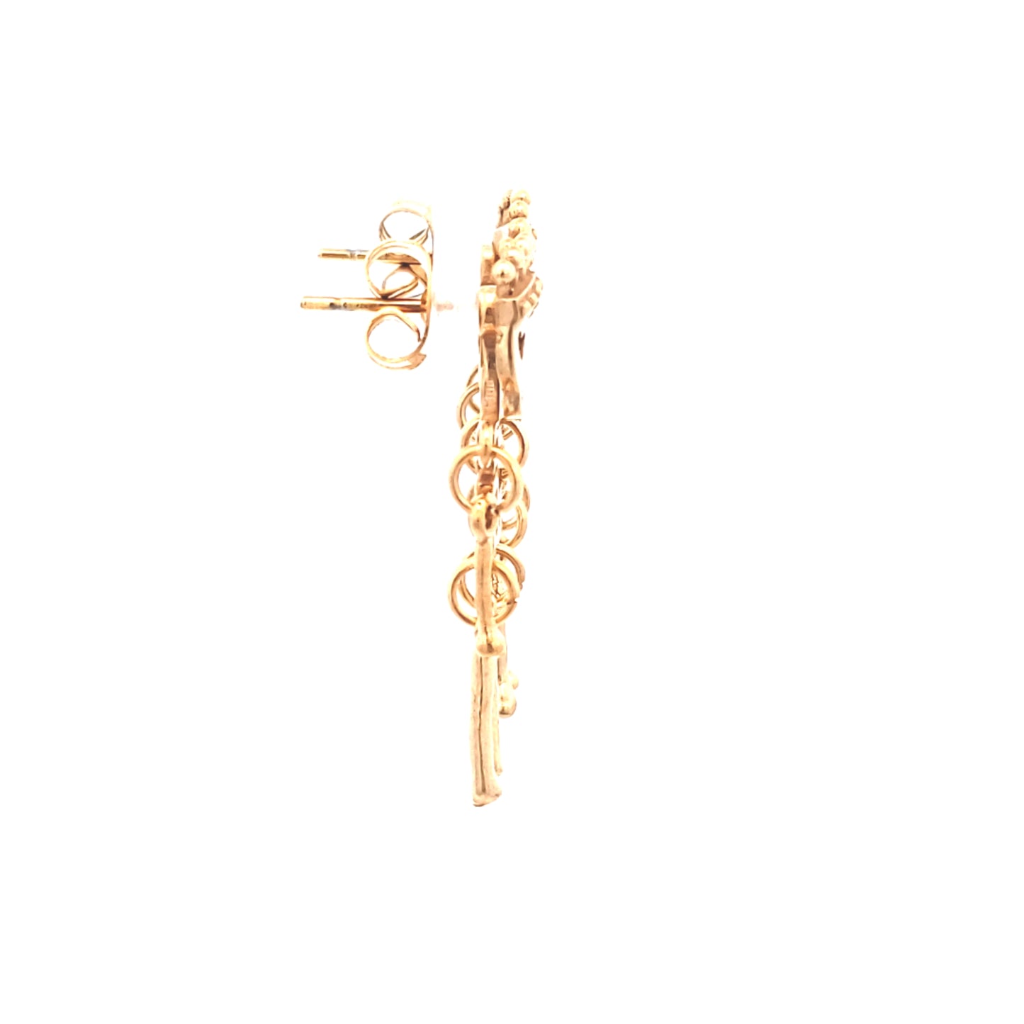 Skeleton Stud Dangle Earrings