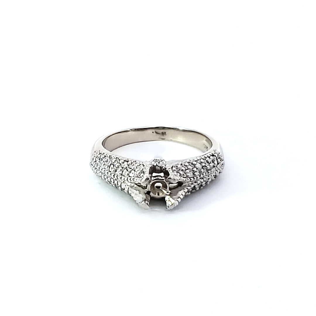 Diamond Engagement Semi-Mount Ring
