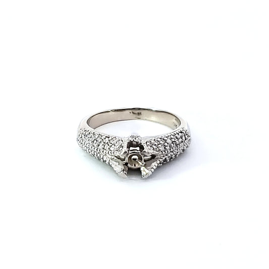Diamond Engagement Semi-Mount Ring