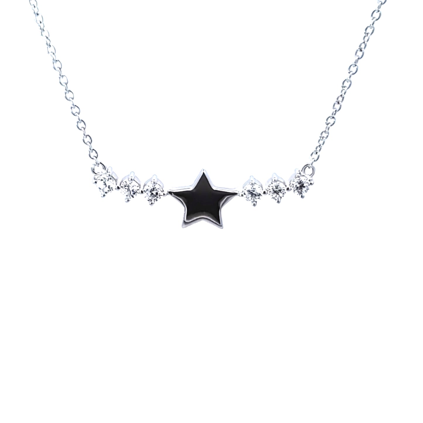 S/Silver (W/ Stones) Necklace