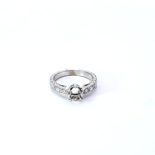 Diamond Engagement Semi-Mount Ring